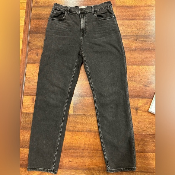 Everlane Women's Cheeky Straight Jean Washed Black Size 31 Tall High Rise - Picture 1 of 10